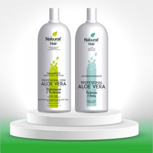 Naturals Hair Shampoo y Acondicionador profesional Aloe Vera
